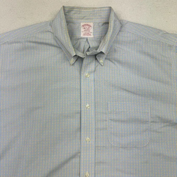 Brooks Brothers Mens Button Down Dress Shirts Lot of 2 Madison 17.5 - 34 - Picture 11 of 12